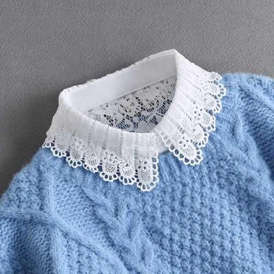 2023 Versatile Lace Fake Collar for Girls – Korean Style Decorative Collar for Sweaters In Spring, Autumn, and Winter