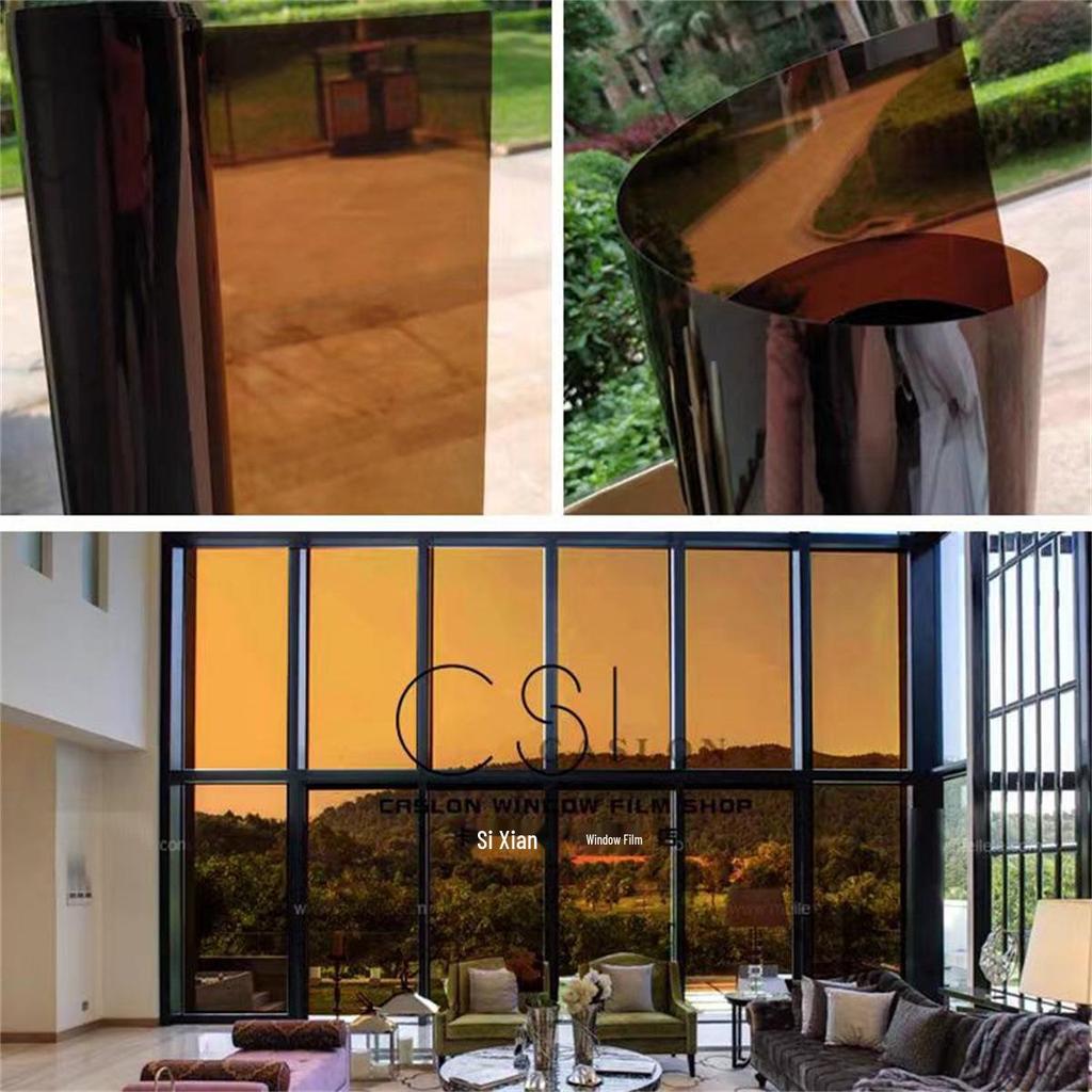 Jednokierunkowa elektrostatyczna folia przeciwsłoneczna z izolacją termiczną do szkła biurowego i balkonowego