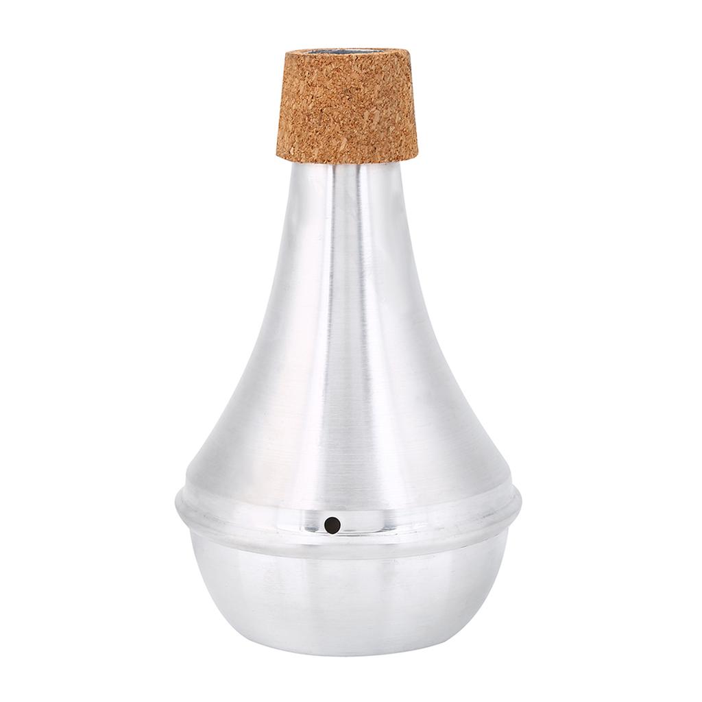 Aluminum Alloy & Cork Practice Trumpet Mute Brasses Musical Instrument Part Accessory