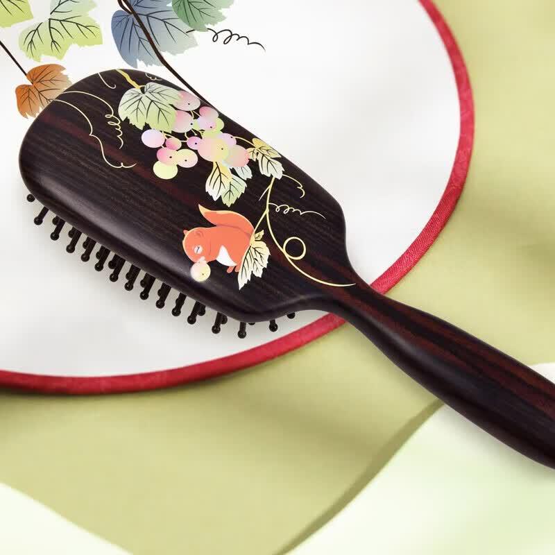 Tan Mujiang Air Cushion Massage Comb Gift Set