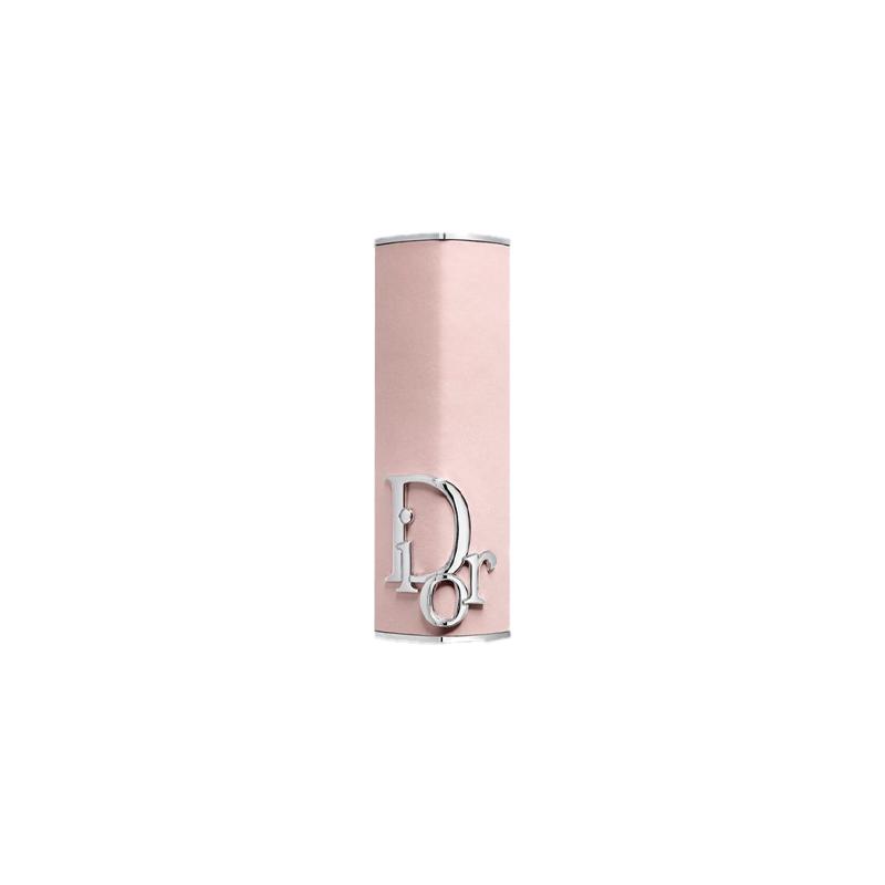 DIOR fashion clarinet lipstick shell elegant without lipstick paste Pink lychee leather pattern чёрный