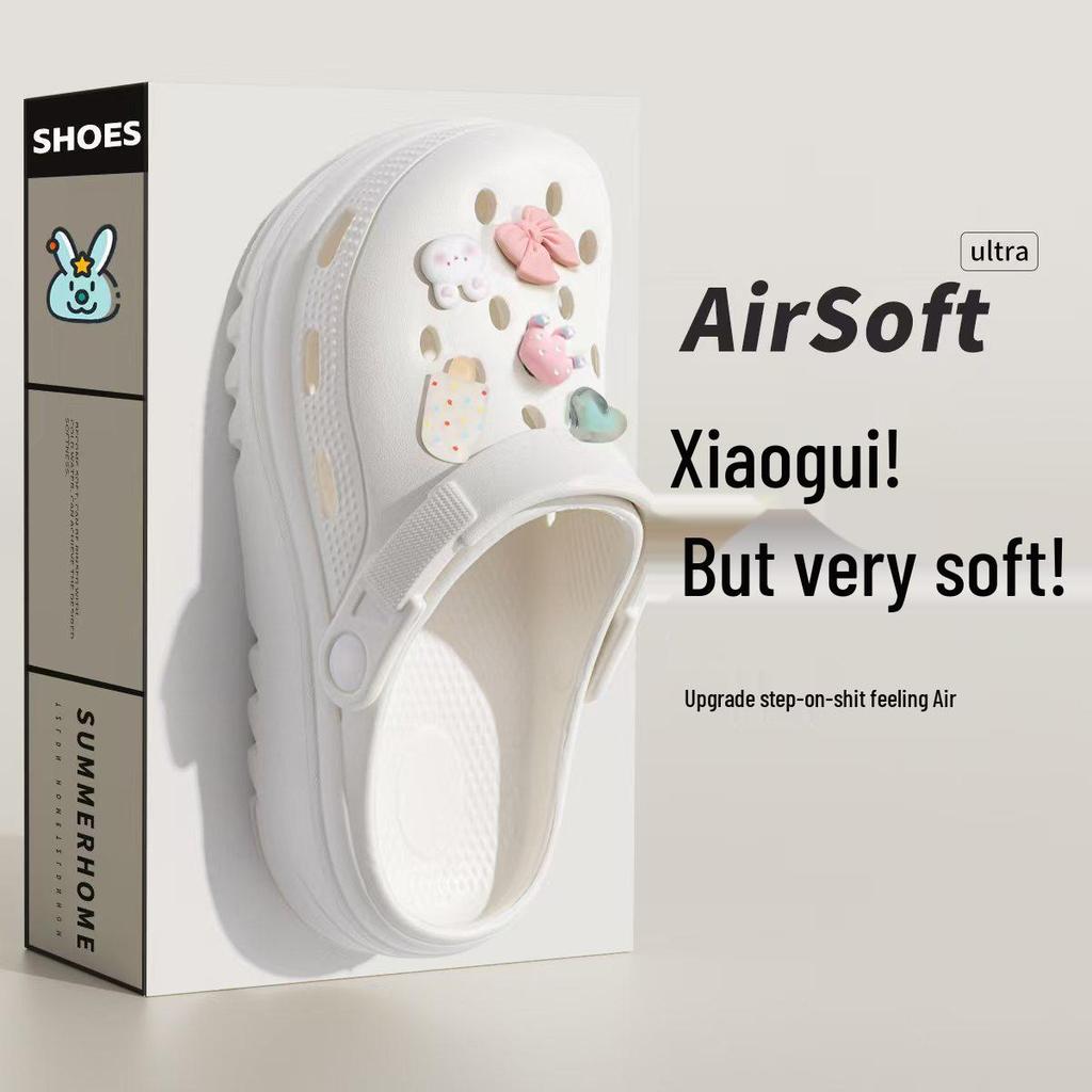 Women's Thick-Soled Non-Slip Summer Sandals: Breathable, Outdoor-Ready, Comfortable Slippers