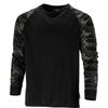 Long Sleeve T-Shirt, 190G/M2, Camo-Black, "3Xl", Ce,Lahti