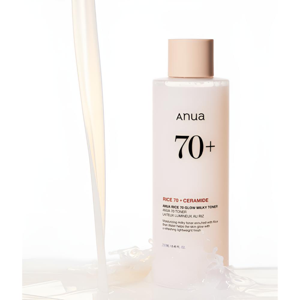 Anua Rice 70 Glow Milky Toner 250ml– Milky Hydrating Brightening Care / K-Beauty Trending Skincare