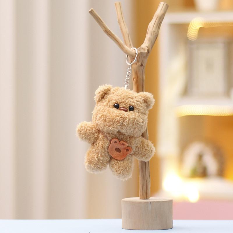 Panda Keychain Rabbit Cute Cartoon Girl Backpack Decorative Pendant Doll Plush