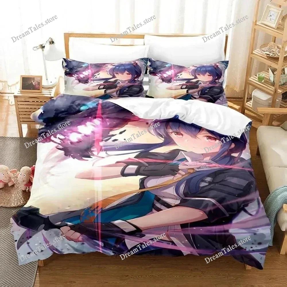 New Arknights Bedding Set Single Twin Full Queen King Size Bed Set Adult Kid Bedroom Duvet Cover Sets 3D Print Game Anime741