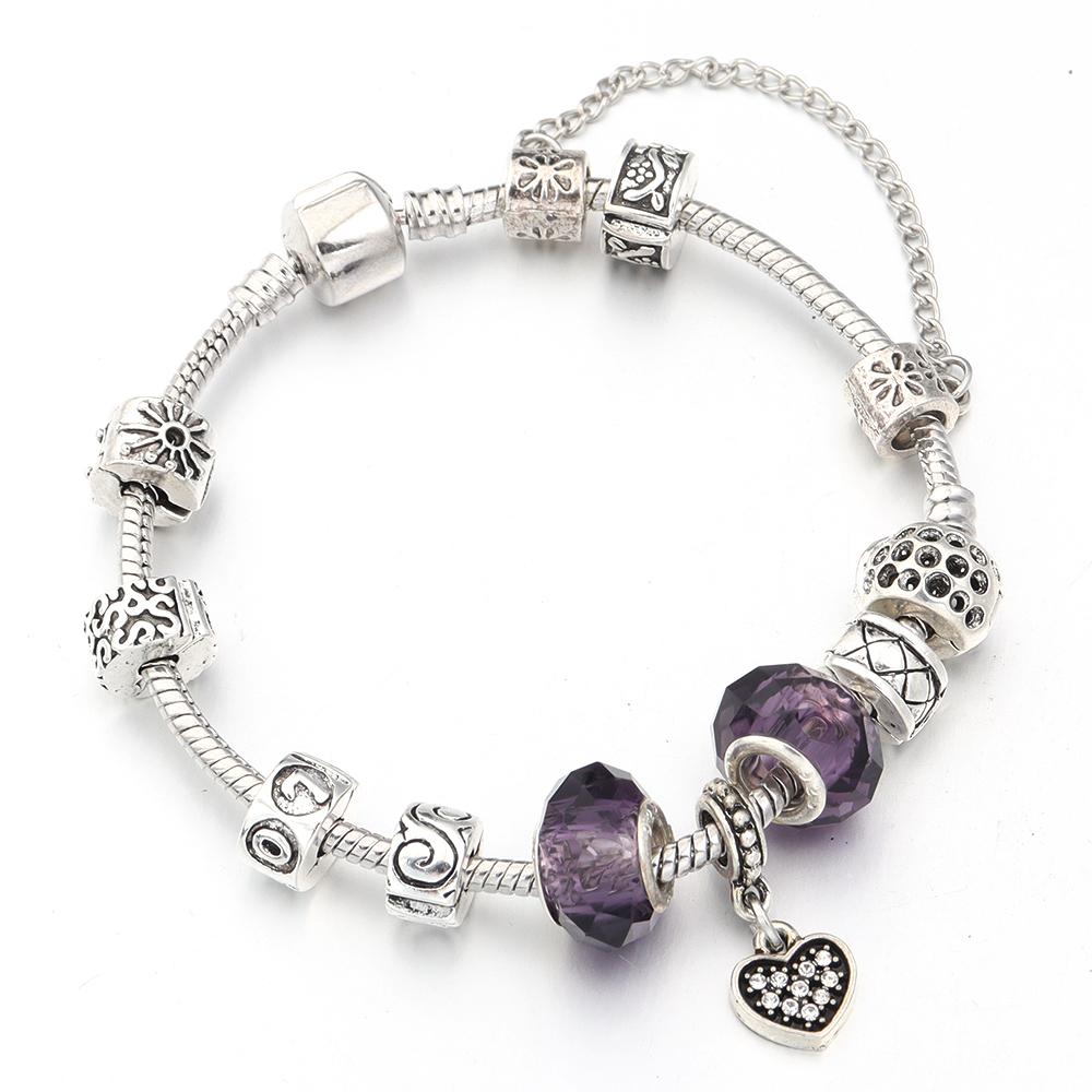 5pcs Positioning Buckle Multiple Styles Ancient Silver Fixed Clip Big Hole Spacer Beads For Jewelry Making DIY Bracelet Necklace