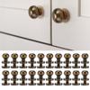 20set Brass Rivets Bronze Wear Resistance Luggage Hardware Accessories for Handbags Shoes Clothes