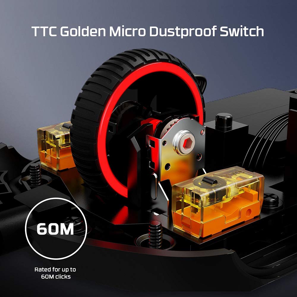 Herní myš HyperX Pulsefire Haste pro hráče Ultra lehká šestihranná konstrukce skořepiny 59 gramů 2letá záruka Produkt HMSH1-A-BK/G [Produkt]