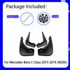 Mudguards fit  for Mercedes Benz C Class W205 2015~ 2016 2017 2018 Car Accessories Mudflap Fender Auto Replacement