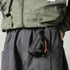 Nylon Oxford Cloth Crossbody Bag Large Capacity Men Purse Zipper Neck Hanging Bag  Daily