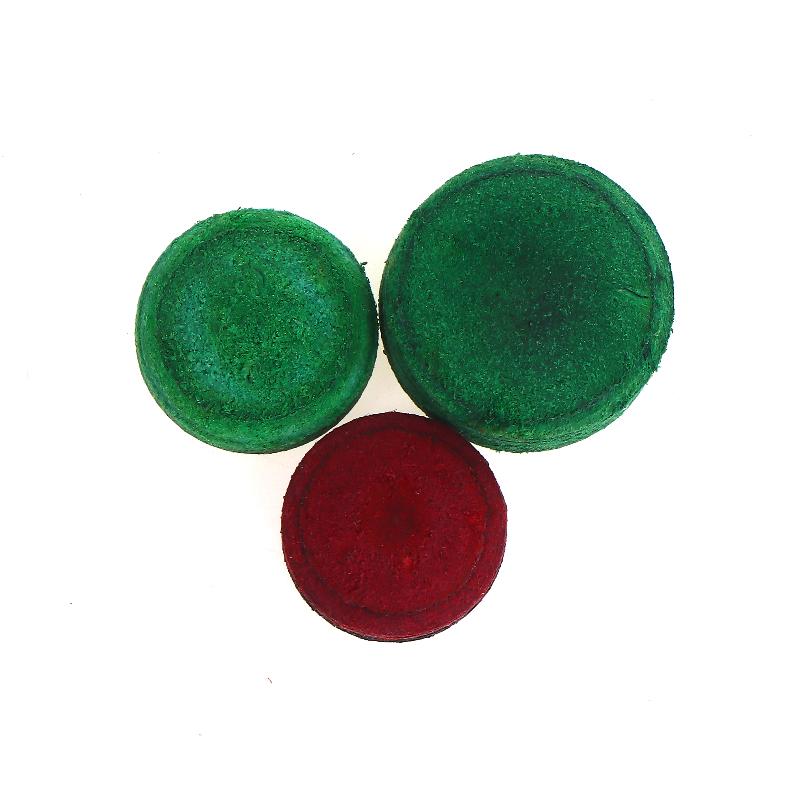 1/3/5Pcs Multi Layer Red Black/Green Leather Of 11mm 12mm 14mm Snooker Nine Ball Accessories Professional Billiard Pool Cue Tips