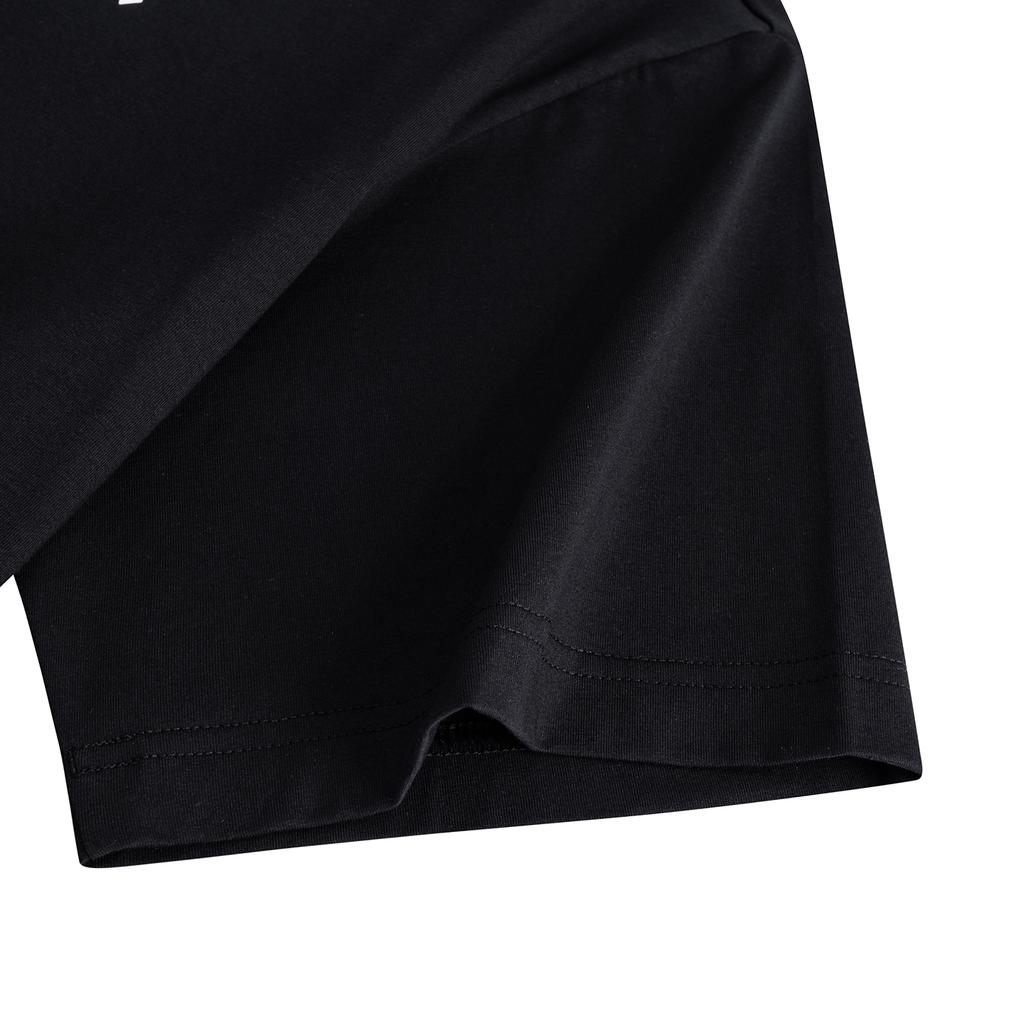 Anta Classic Short Sleeve T-Shirt Men Tops Basic-Black 952628103-3