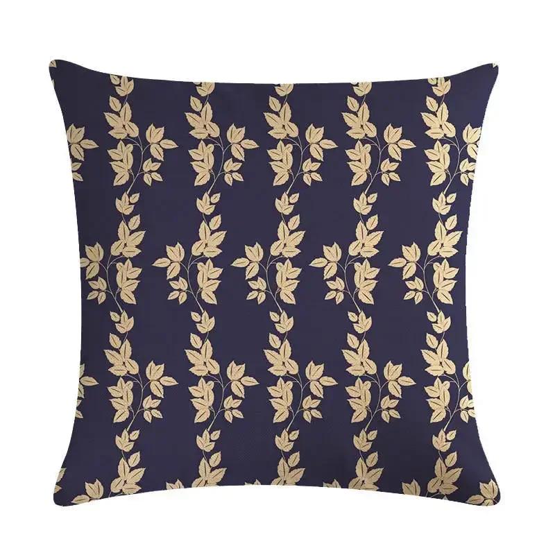 Plant Flowers Bird Linen Pillowcase Furniture Decoration Living Room Bedroom Sofa Car Cushion Pillowcase 45*45Cm