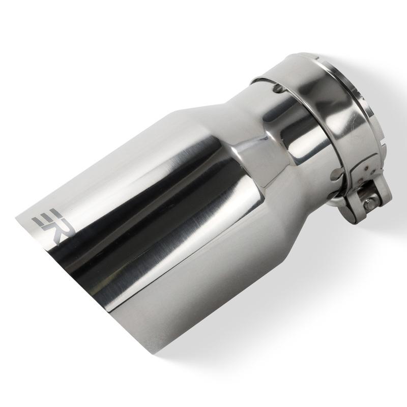Exhaust Racing Car Exhaust Tip Modified Stainless Steel Tailpipe Flat Edge Single Layer Customize Logo Muffler Nozzle