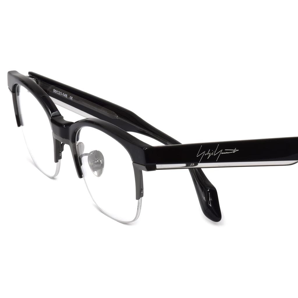 Glasses Frame 1 50 Size Clear Black Made In Japan [Yohji Yamamoto] 19-0079