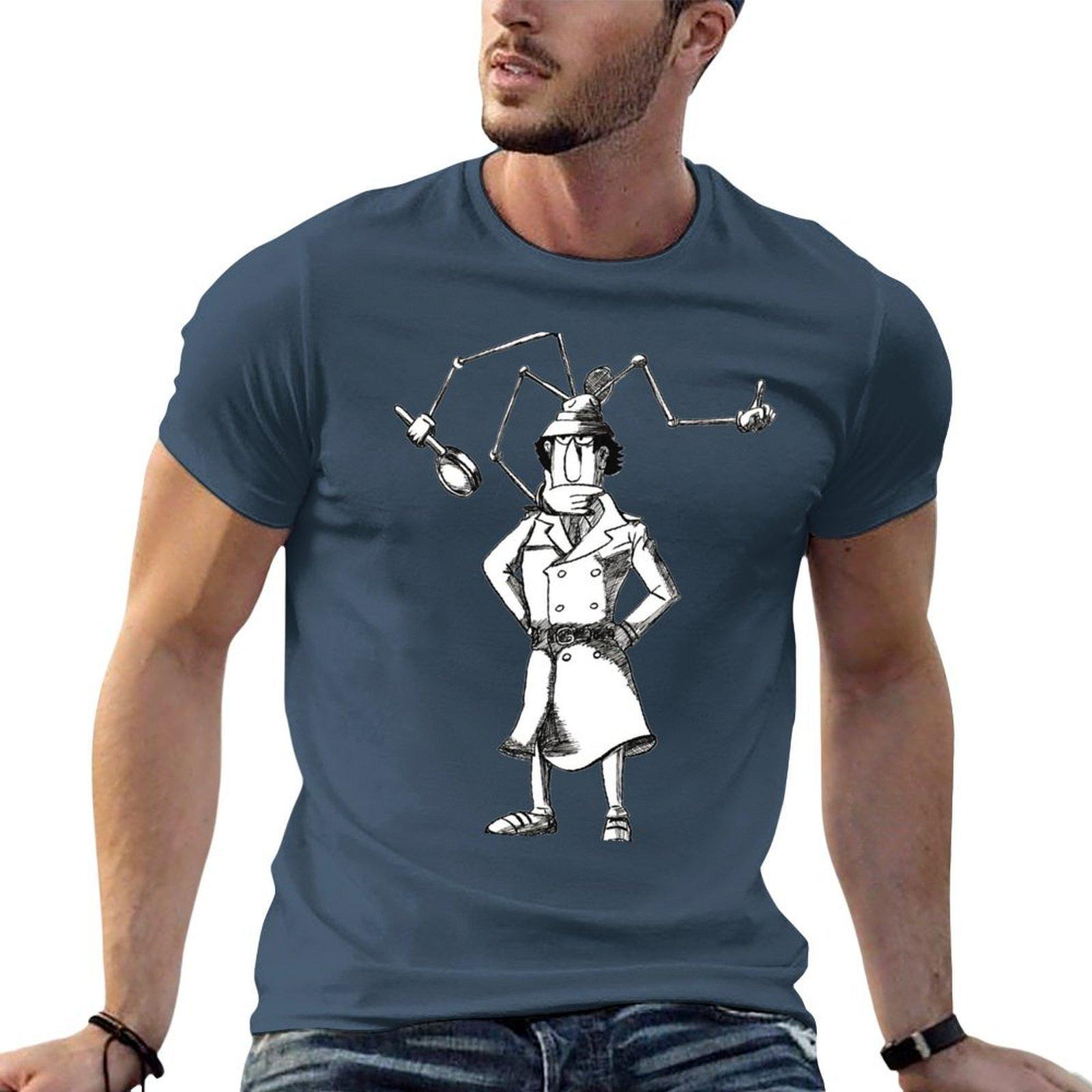Inspector Gadget Tshirt Plus Size Street Style Tee S