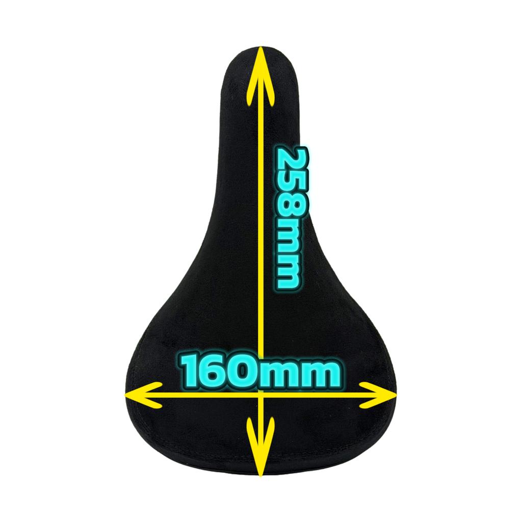 VOLE VLD45 BMX Fixed Gear Vintage Velvet Fiber Seat Comfortable Saddle Cycling Experience for Urban Commuting And Street Riding