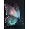 Colorful Pink Purple Butterfly Poster Abstract Glowing Butterfly Wings Print Canvas Painting Living Room Decor Wall Art Pictures