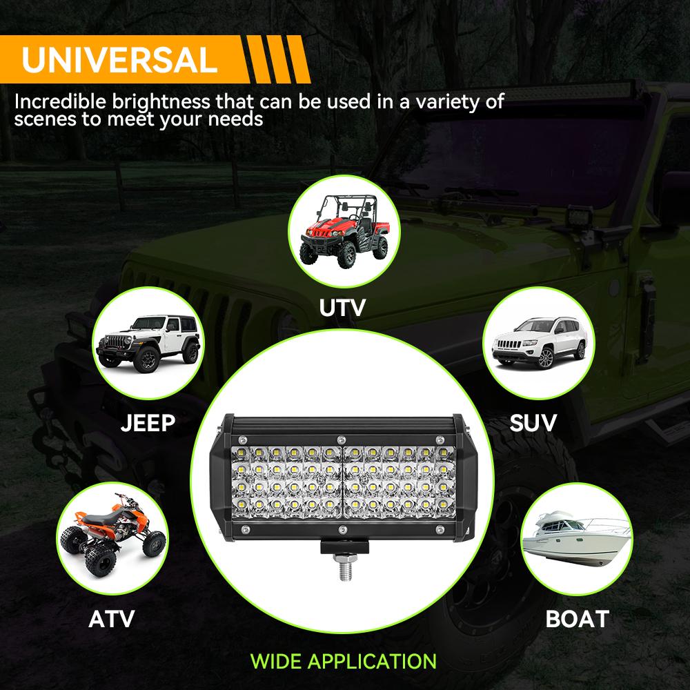 Led Light Bars Spot Flood Beam Combo Work Light for Off Road Truck SUV ATV Light Bar/work Light Car Driving Lamp Auxiliary Light