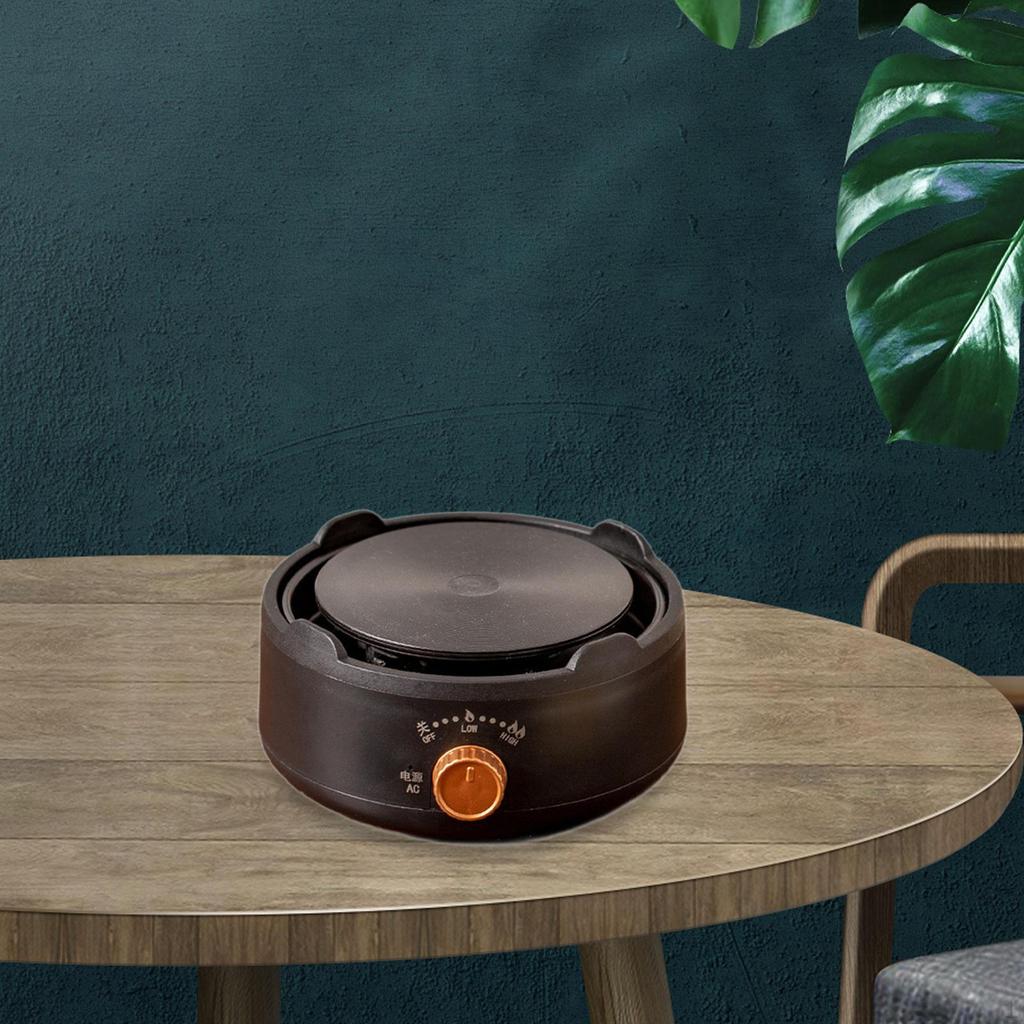 Elektrische Herdplatte Miniplatte Kaffeewärmer Kochfeld für Küche Innen Außen