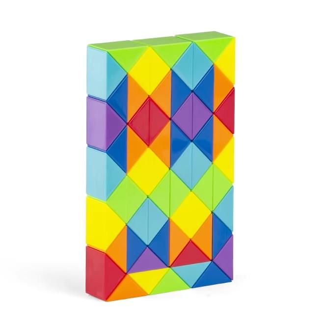 Dingsheng 24 a 36 48 60 72 Segmentů Kouzelné Pravítko Had vícebarevné 3D puzzle Fidget hra Fidge Kostka Twist Transformovatelná Dětské Puzzle