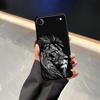 Animal Lion Pattern Case for iPhone 15 16 14 Plus XR 17Air 7 8 13 12 11 17 Pro Max XS Max Black Soft Phone Cover