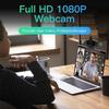 1080P HD USB Webcam with Microphone and Fixed Focus