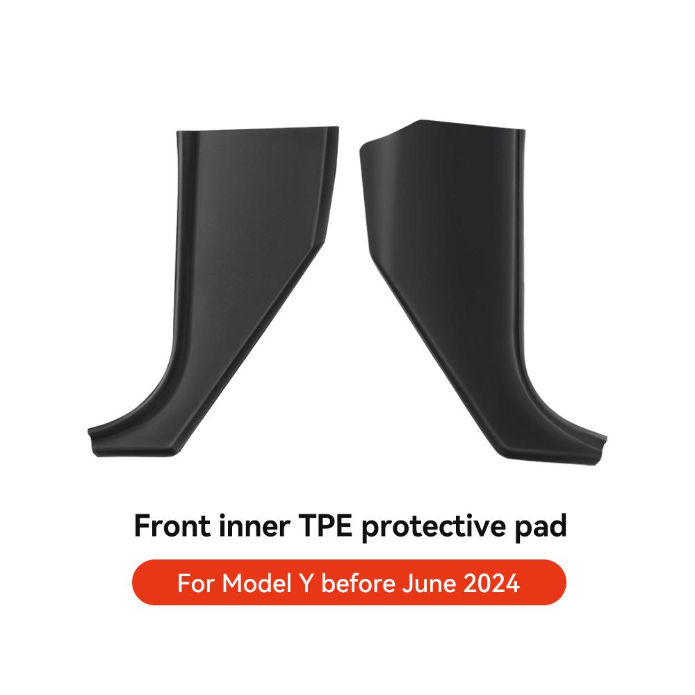 

Center Console Side Wall Anti-kick Protector Cover For Tesla Model Y -2024 Car TPE Rest Pedal Side Guard Pad For Model Y 21-23