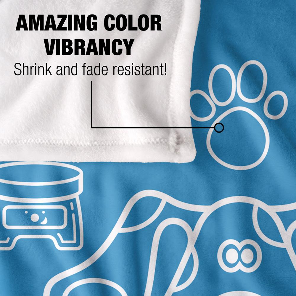 BlueÂ´s Clues Silky Collage Supersoft Blanket