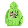 Unisex Lightweight Long Sleeve Hooded Pullover Sweatshirt with Print for Everyday Casual Wear