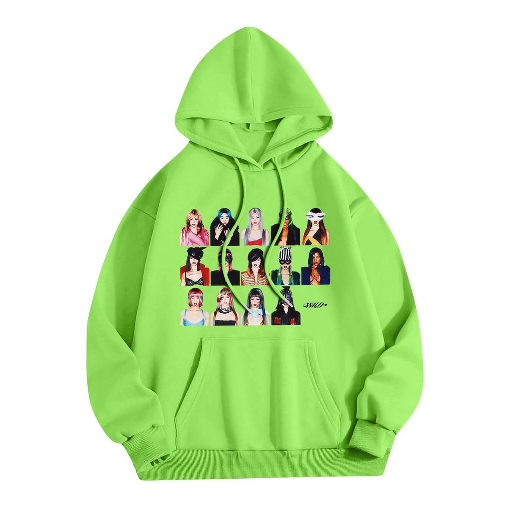 Unisex Lightweight Long Sleeve Hooded Pullover Sweatshirt with Print for Everyday Casual Wear