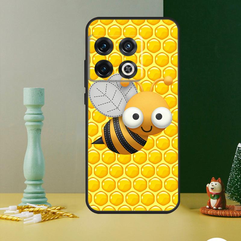 Bumble Bee Honeycomb Honey Phone Case For OnePlus 13 12 11 9 10 Pro 13R 12R 8T 9RT 10T 10R Nord 4 CE 2 3 Lite N20 N30