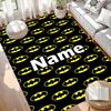 Custom Name Personalized Batman Print Carpet, Versatile Home Decor Rug, for Playroom, Apartment, Balcony, Entryway, Hallway Gift