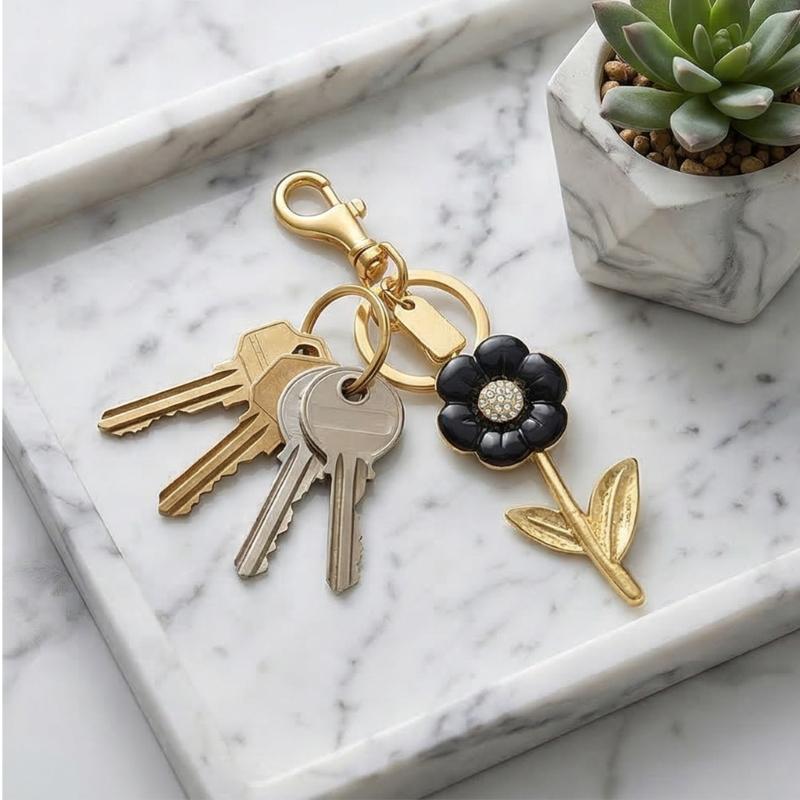 Sunflower Keychain Elegant Metal Designs For Keys Bags And Fashion Accessories