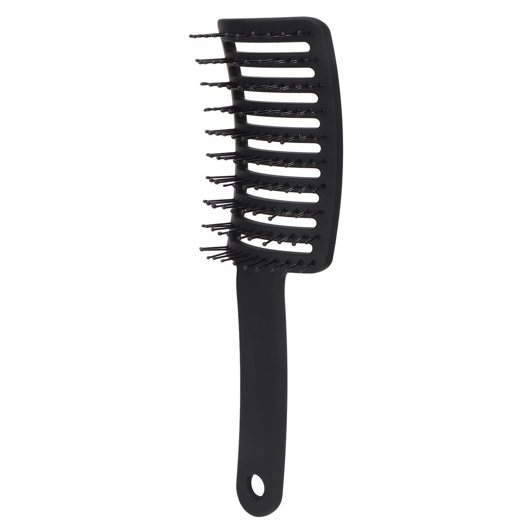 Curved Vented Detangling Hair Brush Universal Hollow ABS Handle Vent Detangler Brush for Salon