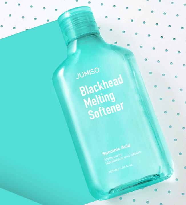 jumiso Blackhead Melting Softener 150ml + 40 Cotton Pads – Gentle Blackhead Care