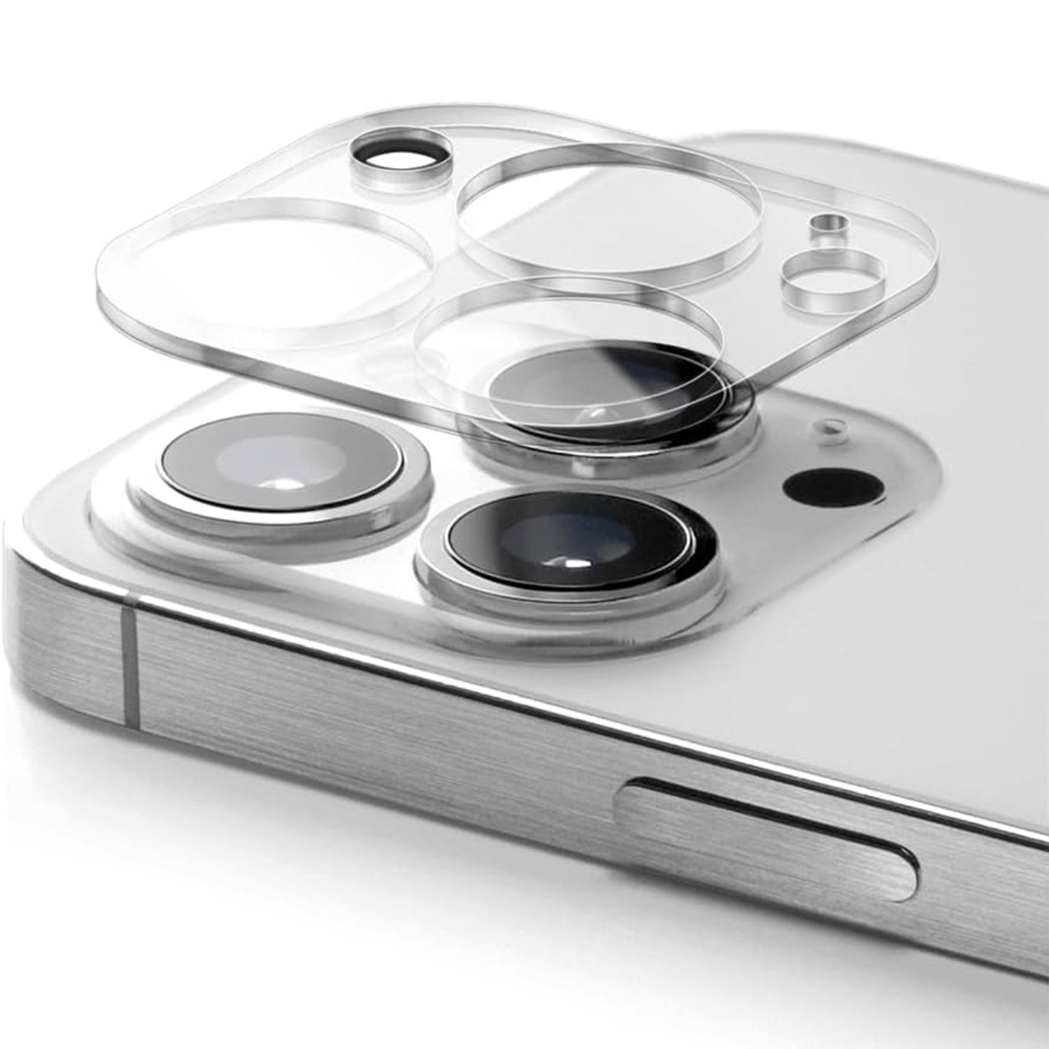 

For iPhone 16 Pro/16 Pro Max One-Piece Phone Lens Film Clear Tempered Glass Lens Protector A