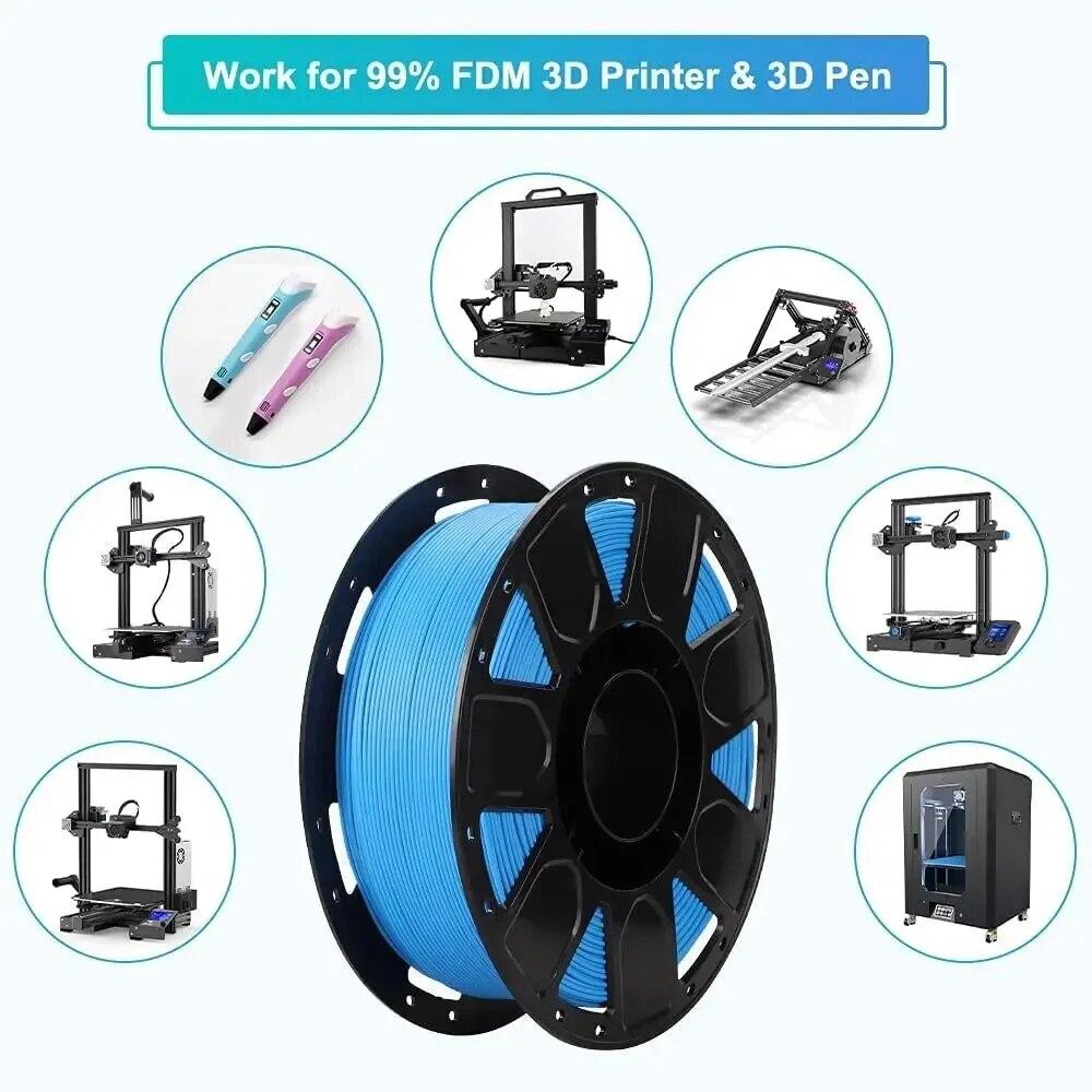 1KG Color 3D Printers Pla Cables 1.75mm Printer Filament 3D Printing Cables 3D Printer Accessory 3D Printer Easy To Print