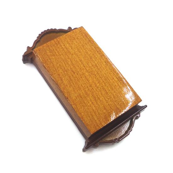 Dollhouse Wall Clock Portable Cosplay Lightweight Mini Vintage Wooden Hanging Clock Model Daily Display