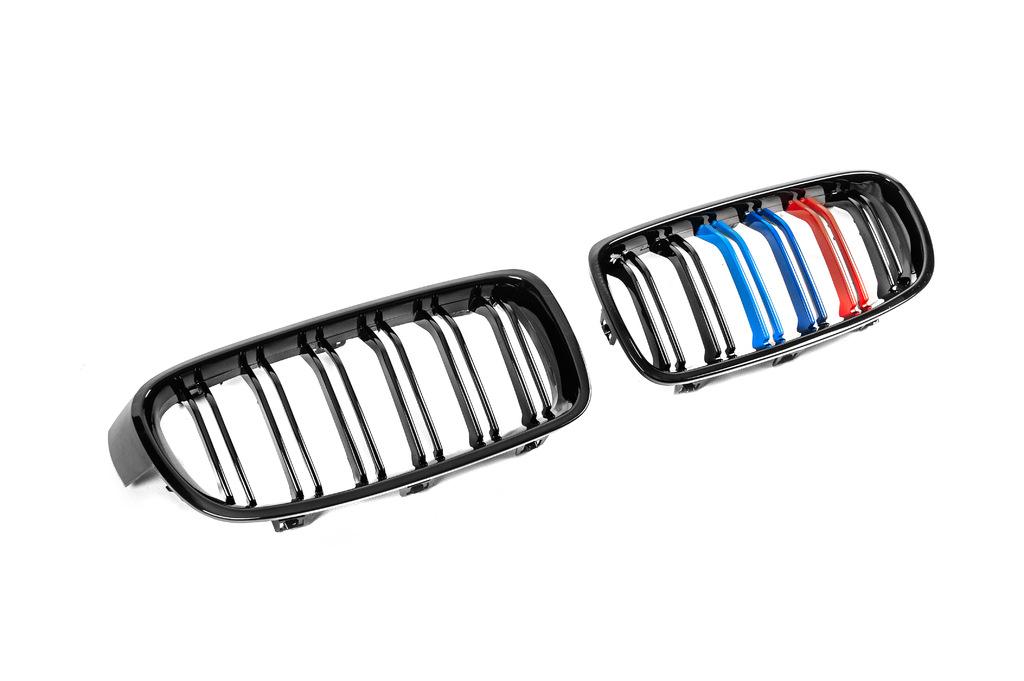 

Решетка-ноздри (2013-2015, 2 шт, M-Look) для BMW 3 серия F-30/31/34