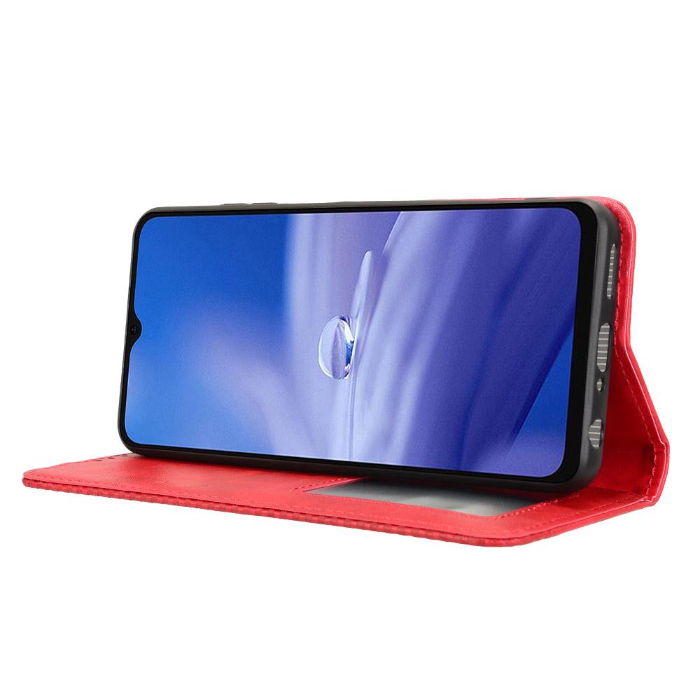 Pro Ulefone Note 19 Kožené pouzdro Peněženka Stojan Retro Textura Kryt na telefon