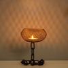 Iron Lantern Candle Holder Sturdy High Temperature Resistant Mesh Hollow Design Aromatherapy Lamp Table Decoration Metal Crafts