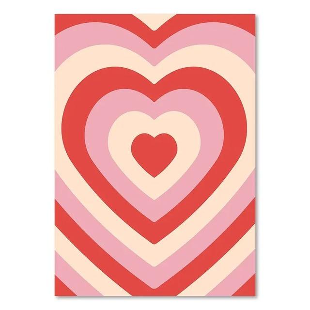 1Pcs Wall Art Canvas Painting Color Living Room Home Decor Strawberry Love Interior Paintings Butterfly Sunflower Girls’ Bedroom No Frame