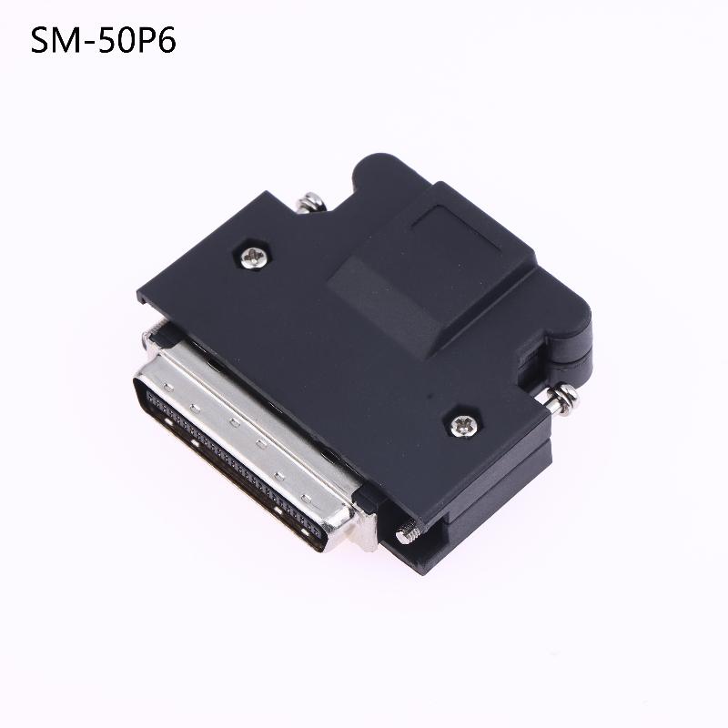 SM-6E/6P/14P/20P/26P/36P/50P MDR Connector Plug for SCSI Encoder and Servo Drive , High-Density Industrial Rectangular Interface