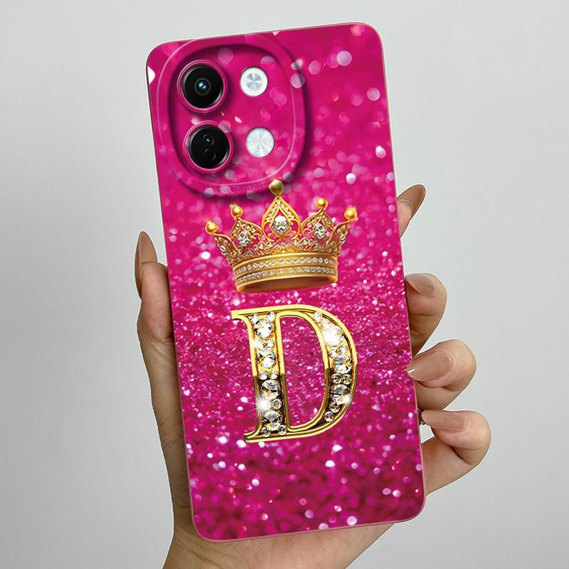For Tecno Spark 30 5G Case KL8 Phone Cover Crown Letter Soft Silicone Funda for Techno Spark 30 5G Back Shell Spark30 5G Bumper