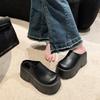Moda 2024 Wiosna Damskie Kapcie Buty Moda Okrągły Nosek Płytkie Wsuwane Damskie Muły Buty Outdoor Platforma Płaskie Buty