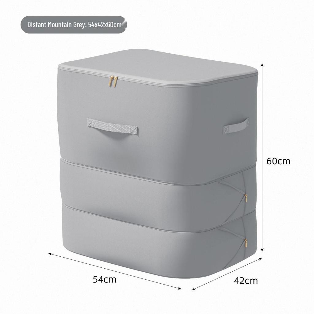 See-through Down Jacket Storage Bag: Large Capacity Vacuum-Pack for Travel & Moving