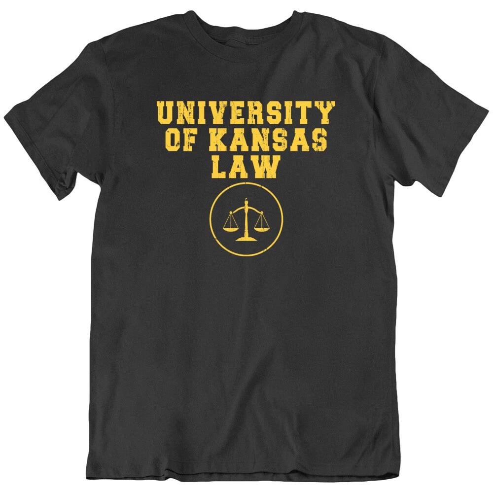University Of Kansas Law, Justice, Scale, Symbol Law School T Shirt Tee Gift New 4XL