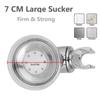 Suport de duș manual universal cu ventuză puternică, cap de duș reglabil manual pentru baie, suport fix fără cuie, cap de duș